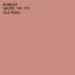 #C88C83 - Old Rose Color Image